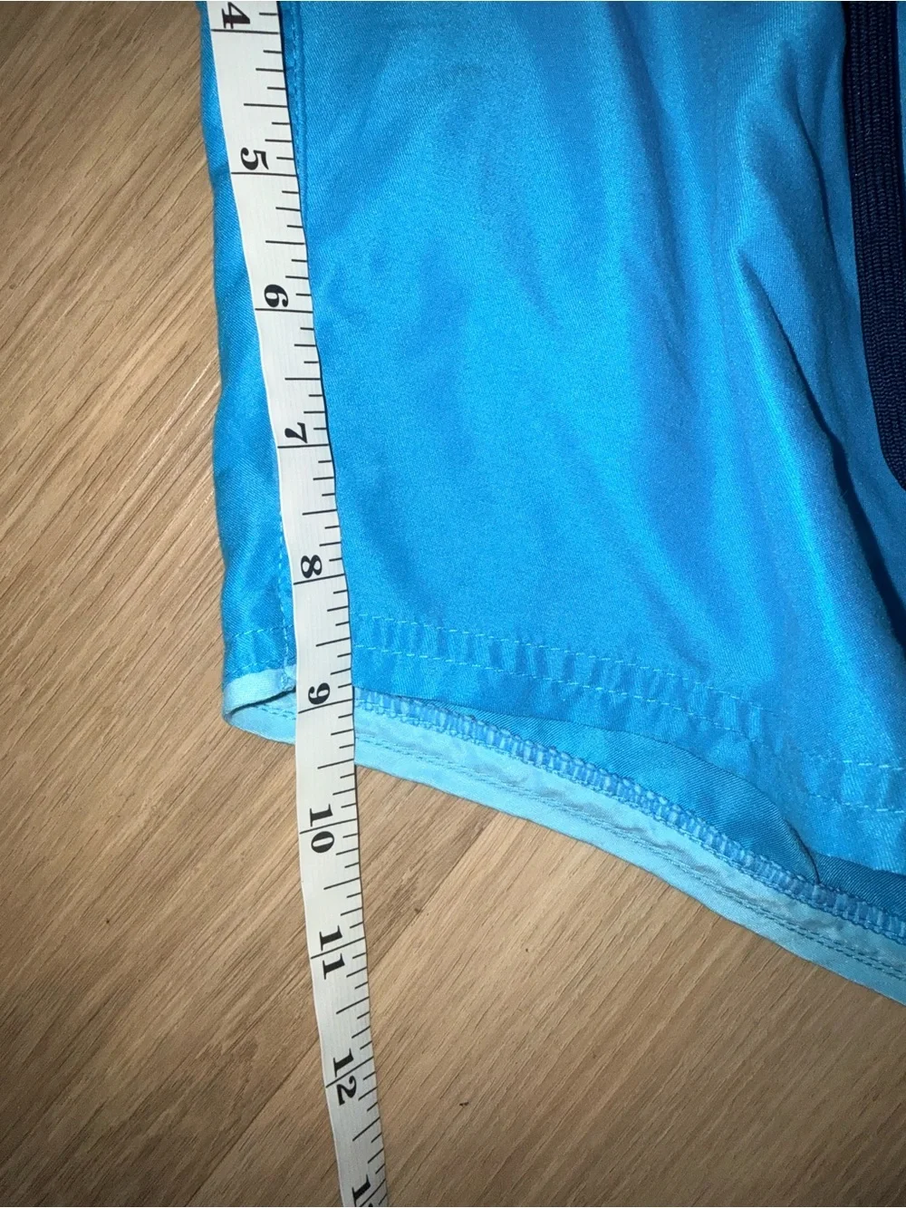 Nike Men’s Bright Blue Swim Board Shorts with Black Accents